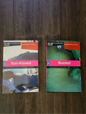 2 SAT prep vocabulary novel reading books sparknotes ‘busted’ ‘sun kisses’